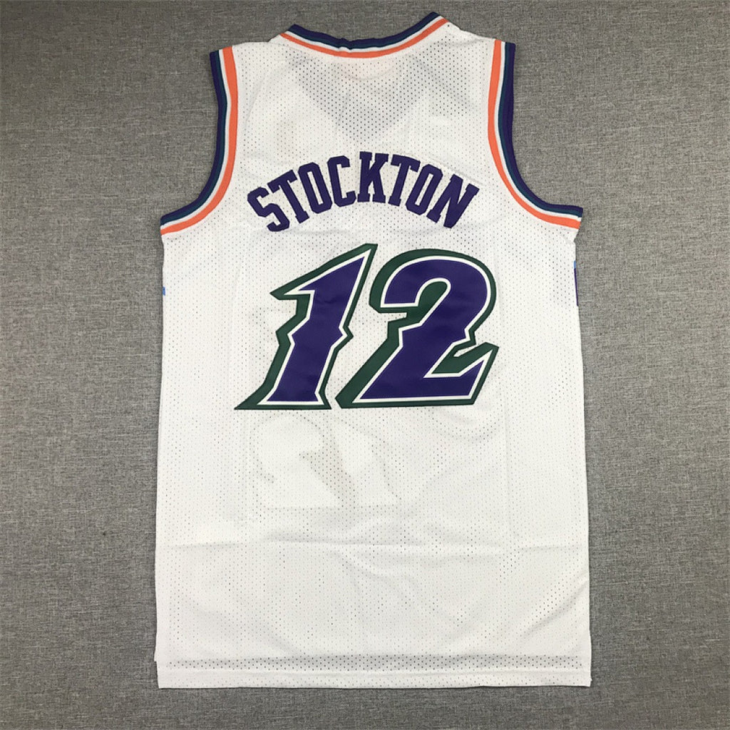 NBA retro version of the Utah Jazz #12 Stockton jersey