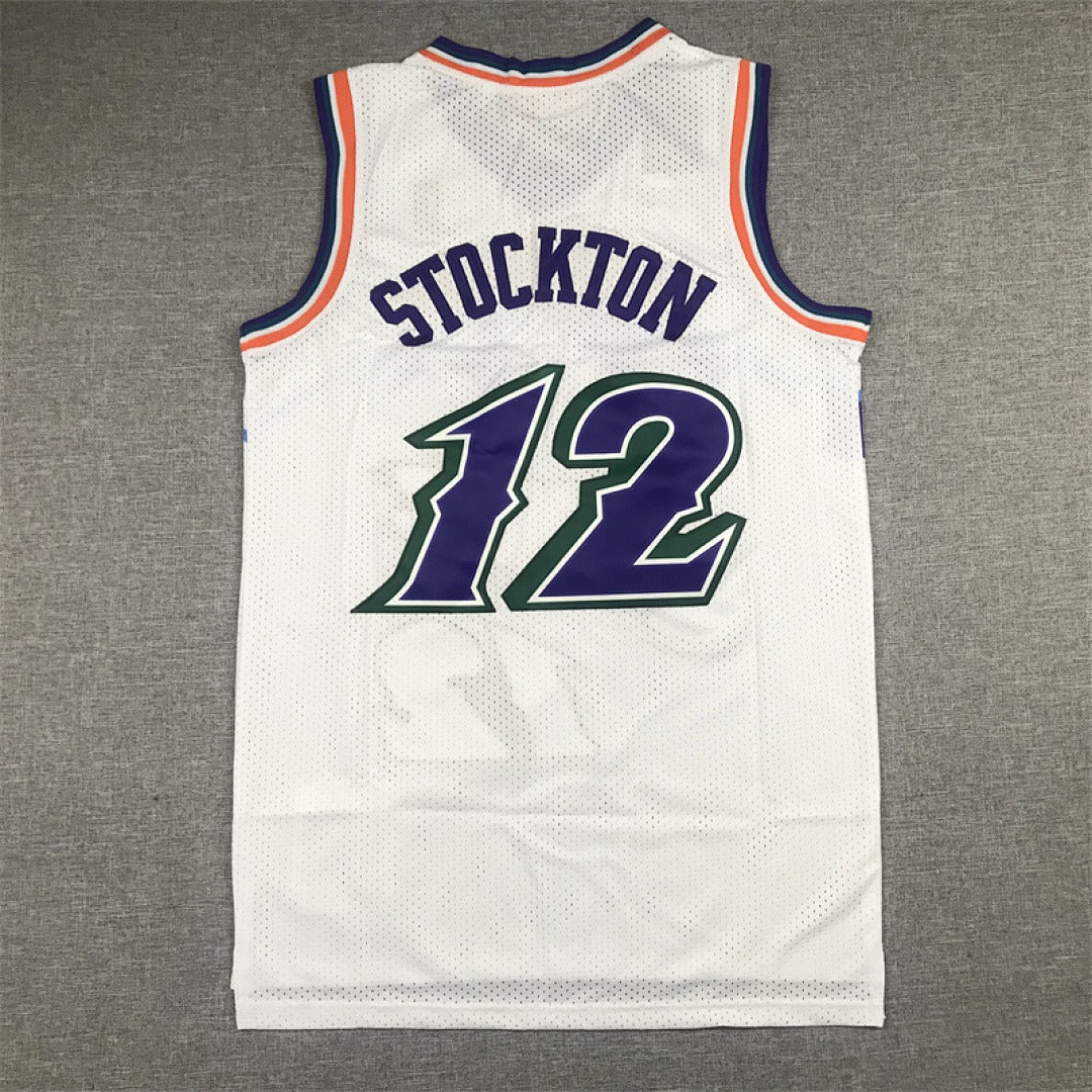 NBA retro version of the Utah Jazz #12 Stockton jersey