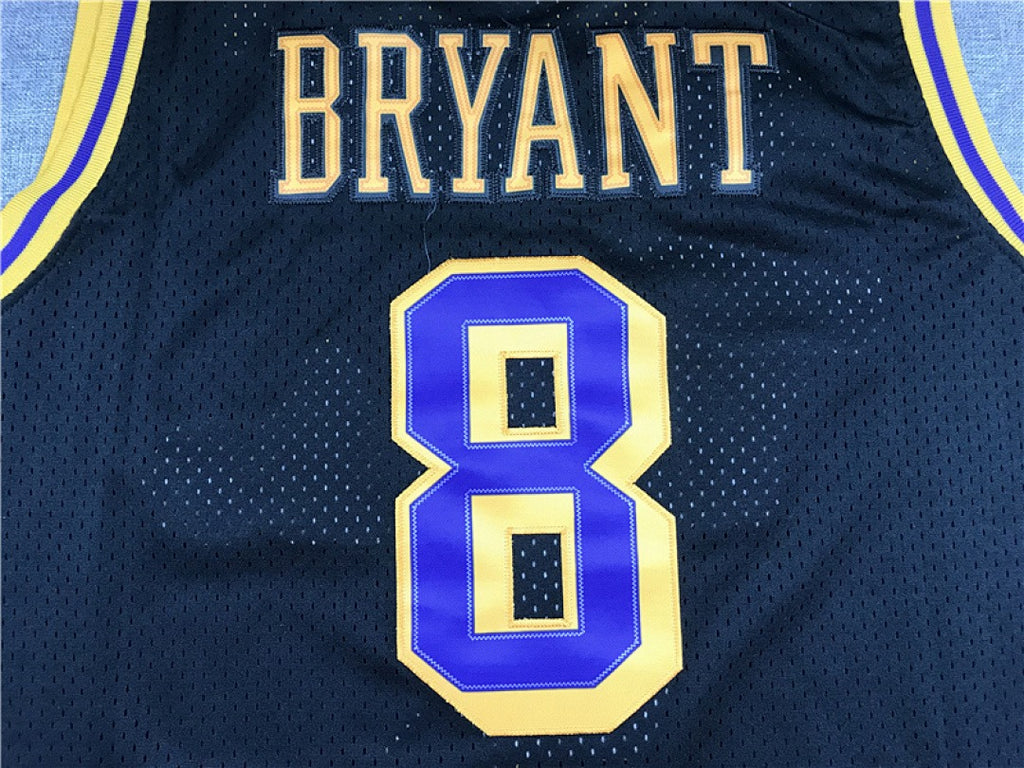 Los Angeles Lakers Kobe Bryant #8 NBA Retro Embroidered Jersey – Sizes S-XXXL
