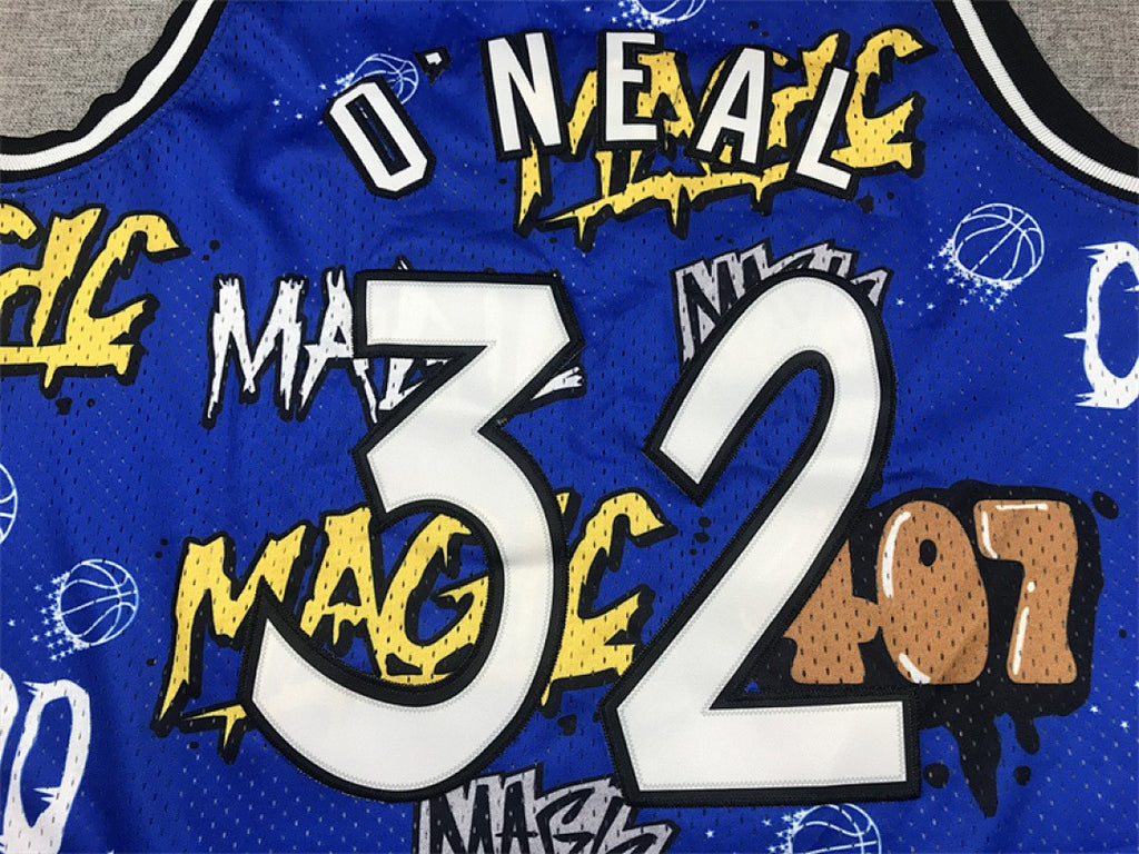 Orlando Magic #32 Shaquille O'Neal Retro NBA Jersey – Sizes S–XXXL