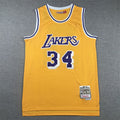 Shaquille O'Neal #34 Los Angeles Lakers NBA Retro Embroidered Jersey – Sizes S-XXXL