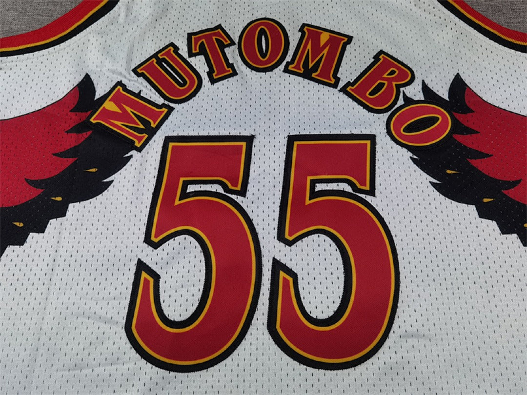 Dikembe Mutombo #55 Atlanta Hawks Retro NBA Jersey – Sizes S–XXXL