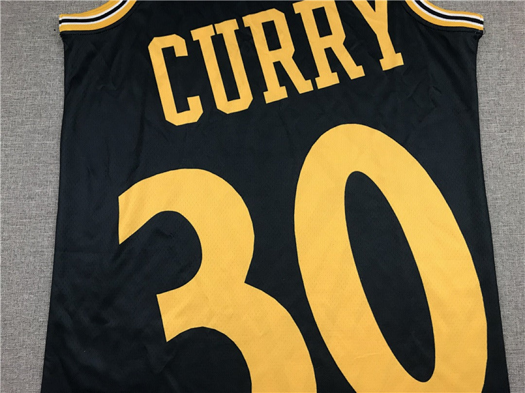Stephen Curry #30 Golden State Warriors NBA Retro Embroidered Jersey