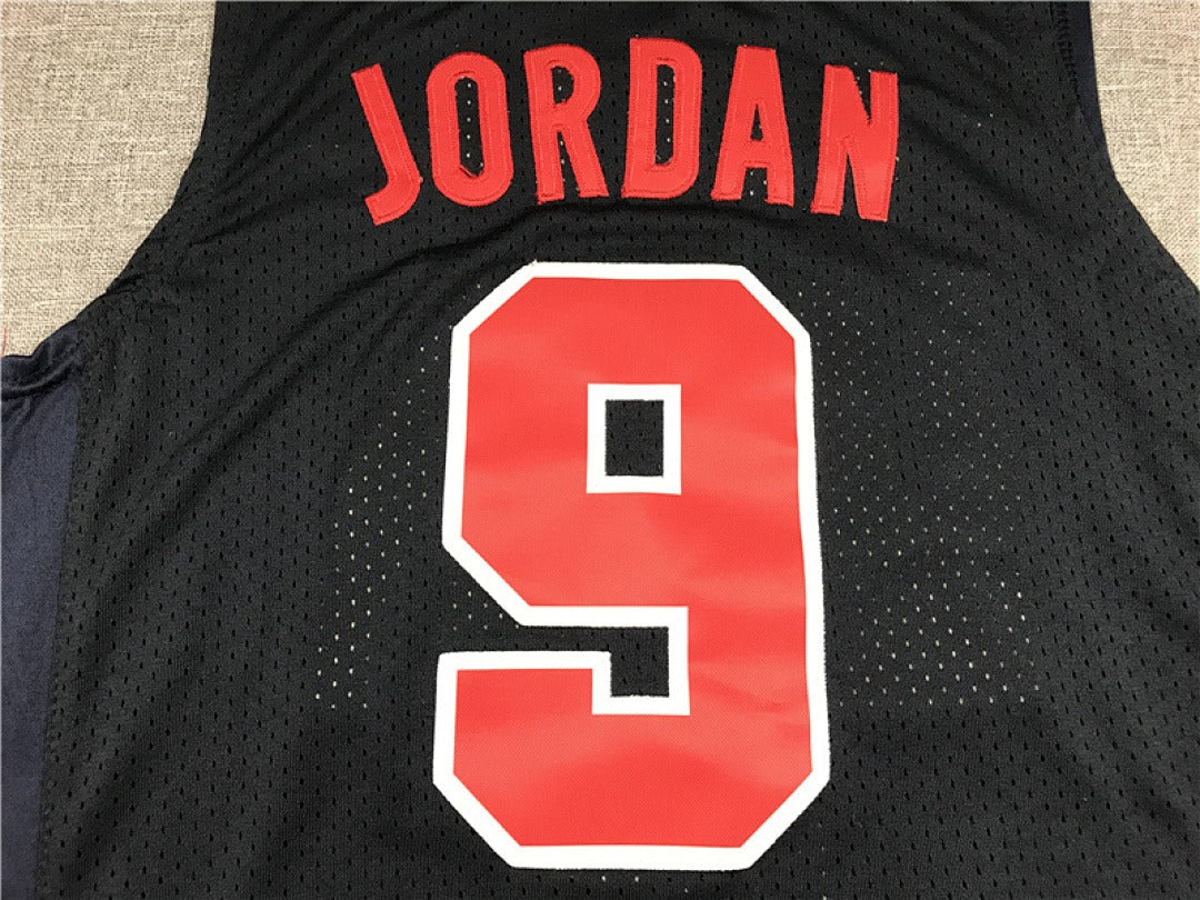 USA Basketball Dream Team #9 Jordan Retro Jersey – Sizes S–XXXL