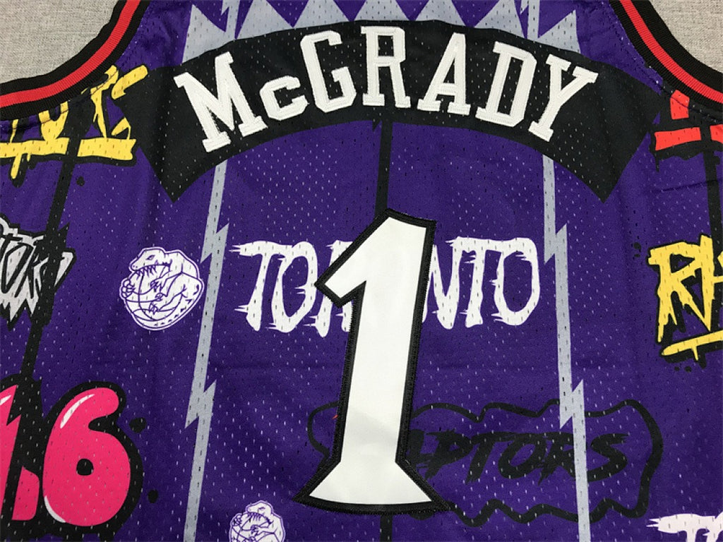 Tracy McGrady #1 Toronto Raptors Retro NBA Jersey – Sizes S–XXXL