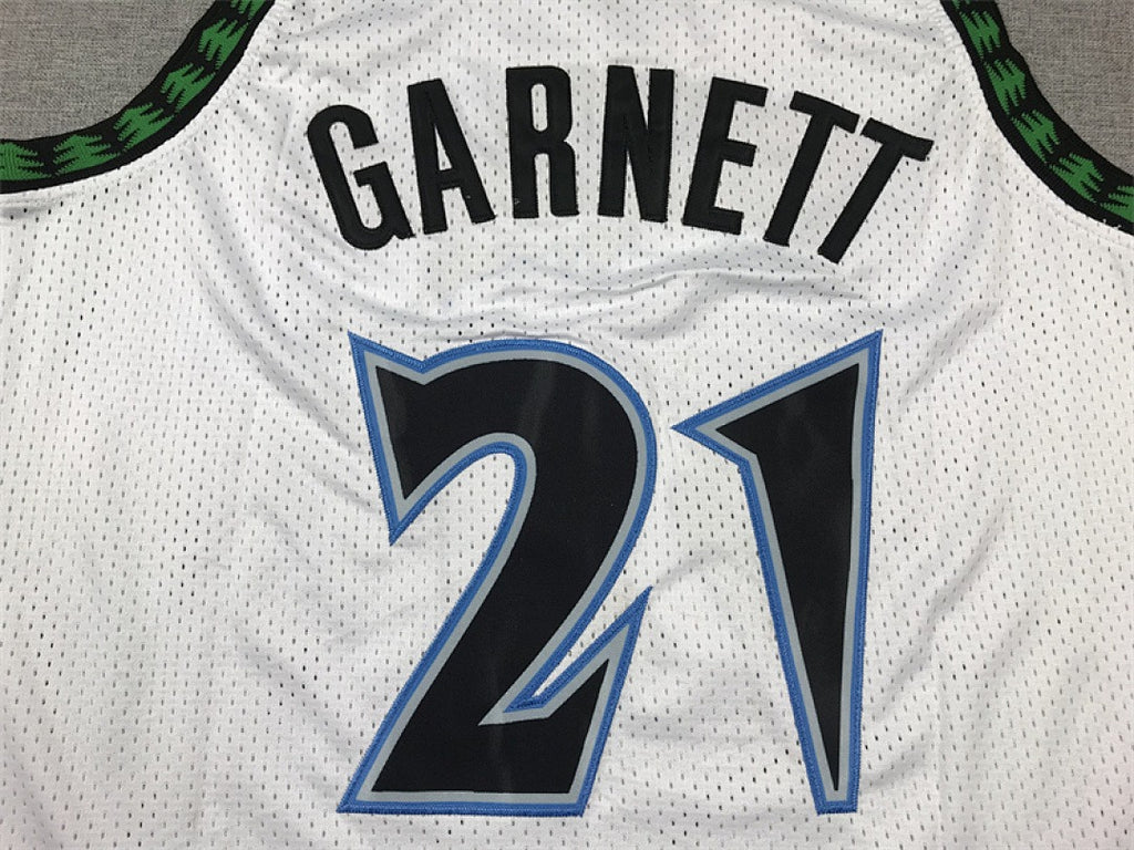 Minnesota Timberwolves #21 Kevin Garnett Retro NBA Jersey – Sizes S–XXXL