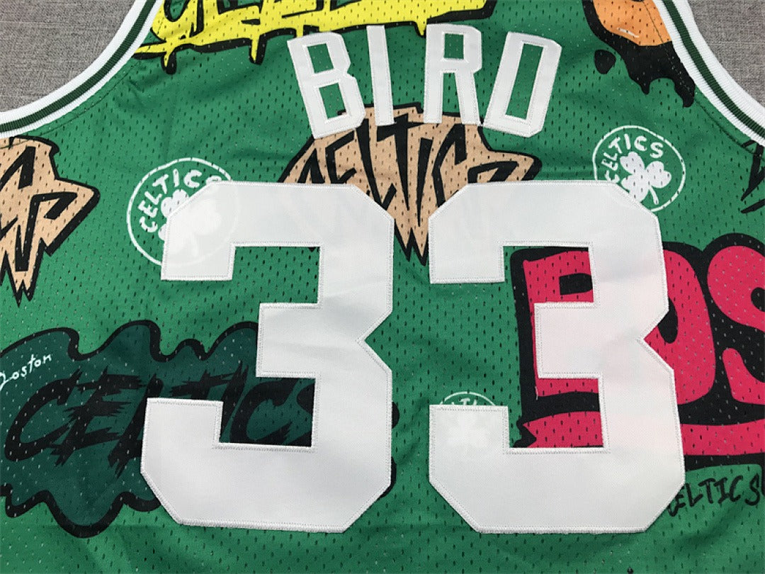 Larry Bird #33 Boston Celtics Retro NBA Jersey – Sizes S–XXXL
