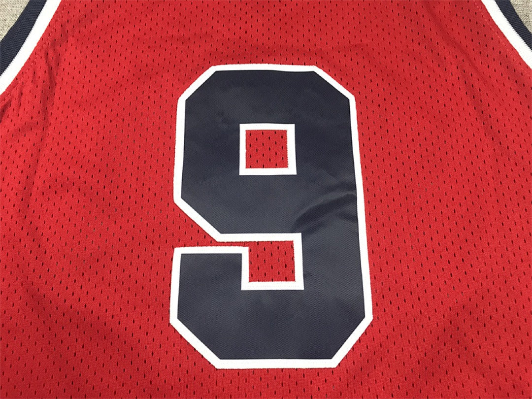 1984 Olympics USA Basketball #9 Retro Embroidered Jersey – Sizes S-XXXL