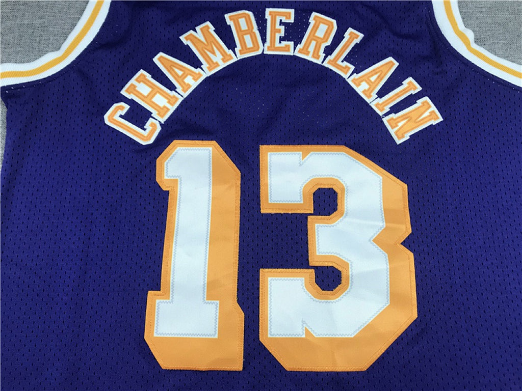 Wilt Chamberlain #13 Los Angeles Lakers NBA Retro Embroidered Jersey – Sizes S-XXXL