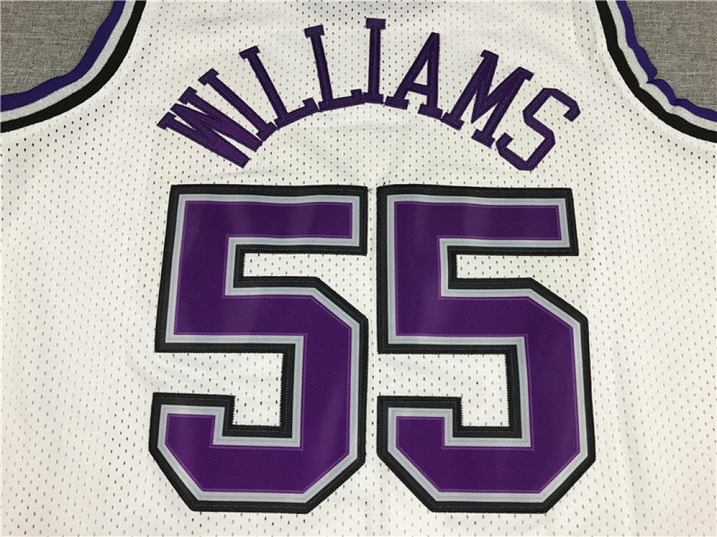 Sacramento Kings Jason Williams #55 NBA Retro Embroidered Jersey – Sizes S-XXXL