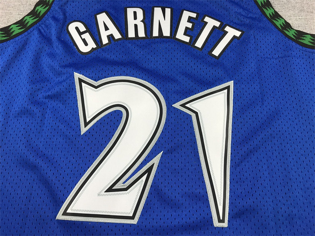 Minnesota Timberwolves #21 Kevin Garnett Retro NBA Jersey – Sizes S–XXXL