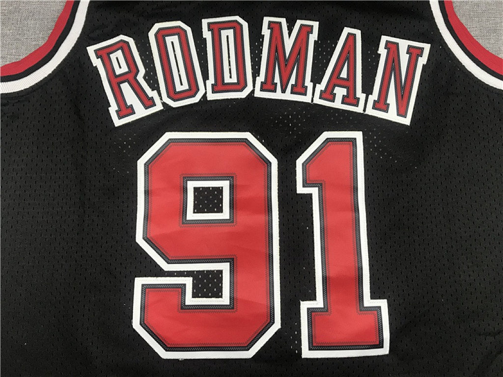 Chicago Rodman #91 NBA Retro Embroidered Jersey – Sizes S-XXXL