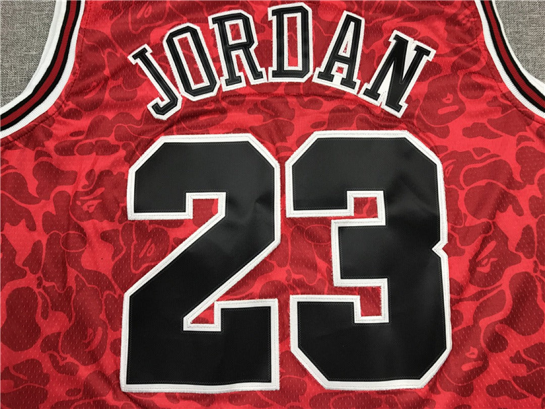 Michael Jordan #23 NBA Retro Collaboration Embroidered Jersey – Sizes S-XXXL