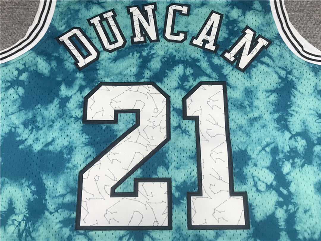Tim Duncan #21 San Antonio Spurs Retro NBA Jersey – Sizes S–XXXL