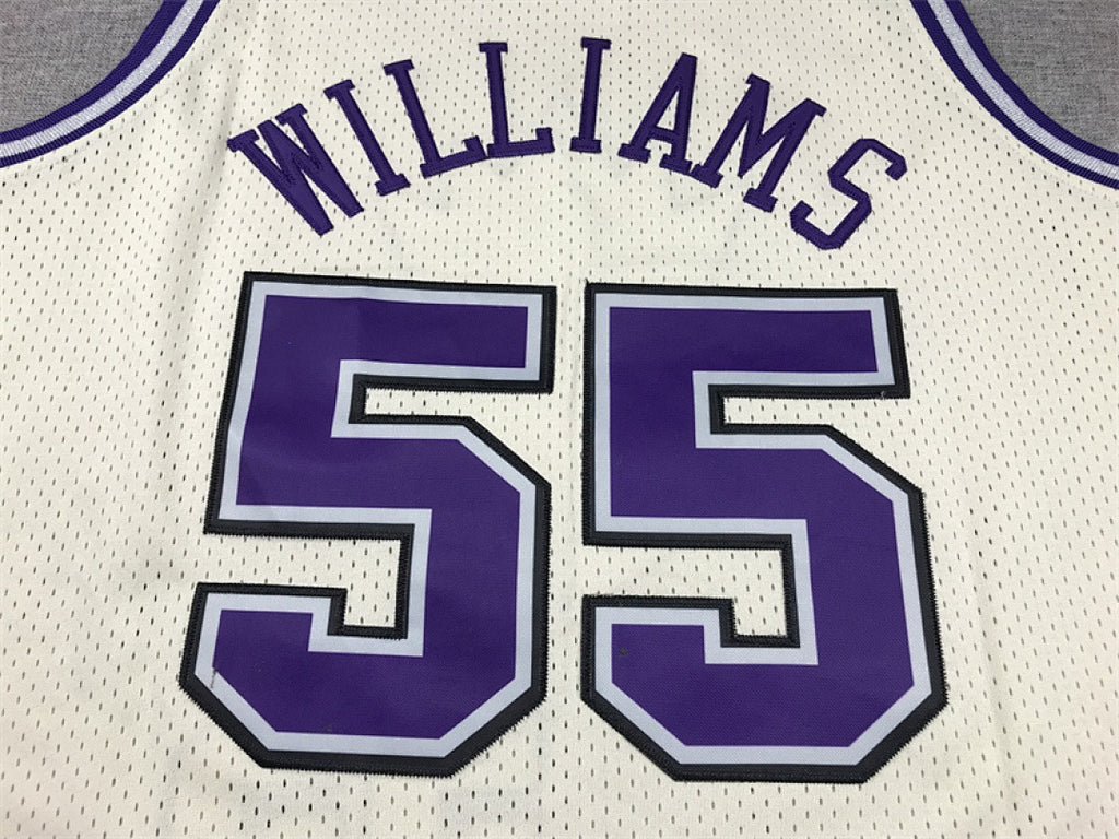 Sacramento Kings Jason Williams #55 NBA Retro Embroidered Jersey – Sizes S-XXXL