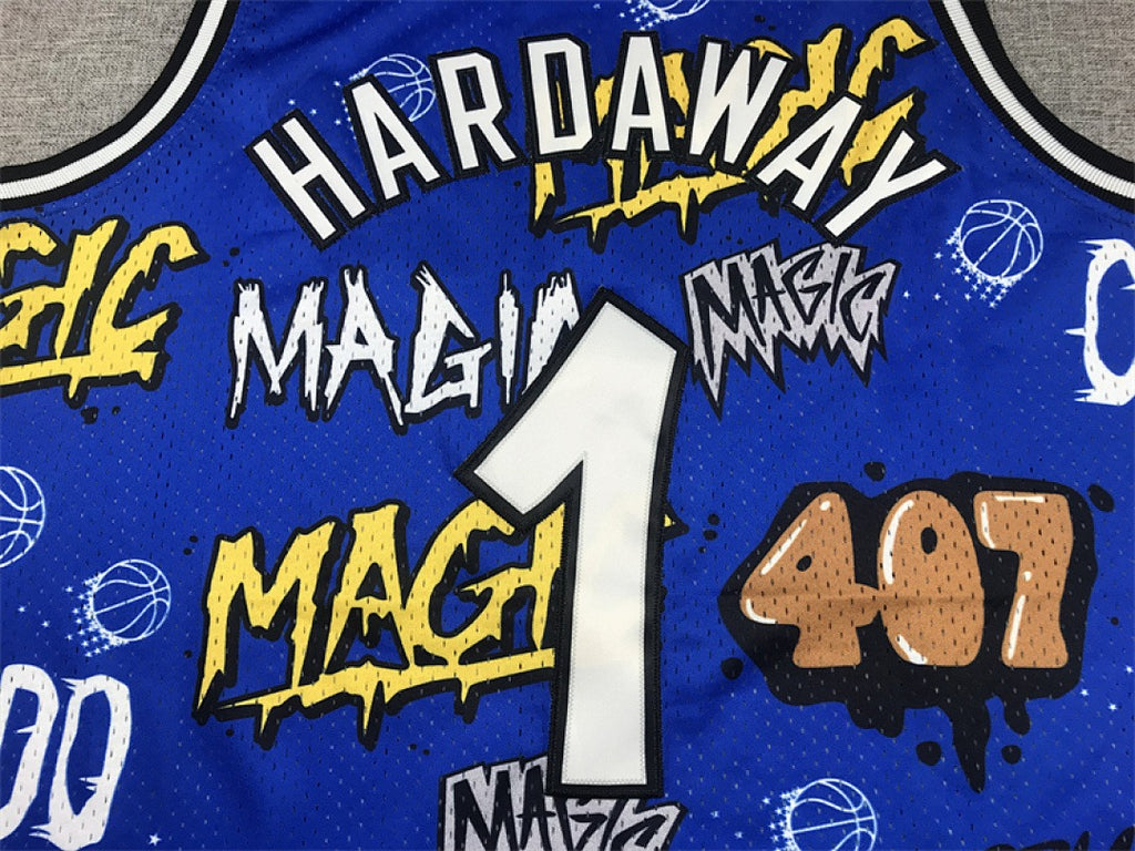 Orlando Magic #1 Penny Hardaway Retro NBA Jersey – Sizes S–XXXL
