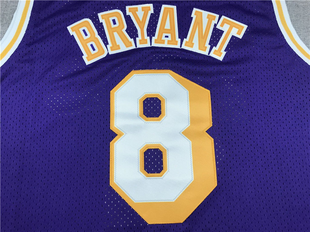 Kobe Bryant #8 Los Angeles Lakers NBA Retro Embroidered Jersey – Sizes S-XXXL