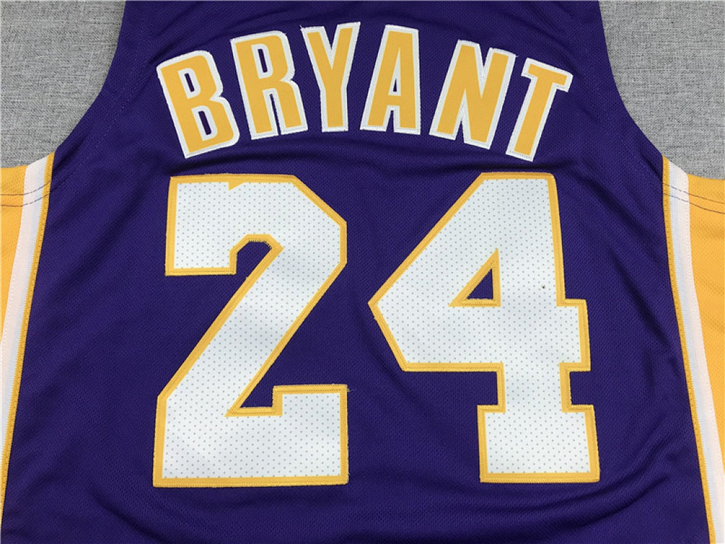 Kobe Bryant #24 Los Angeles Lakers NBA Retro Embroidered Jersey – Sizes S-XXXL