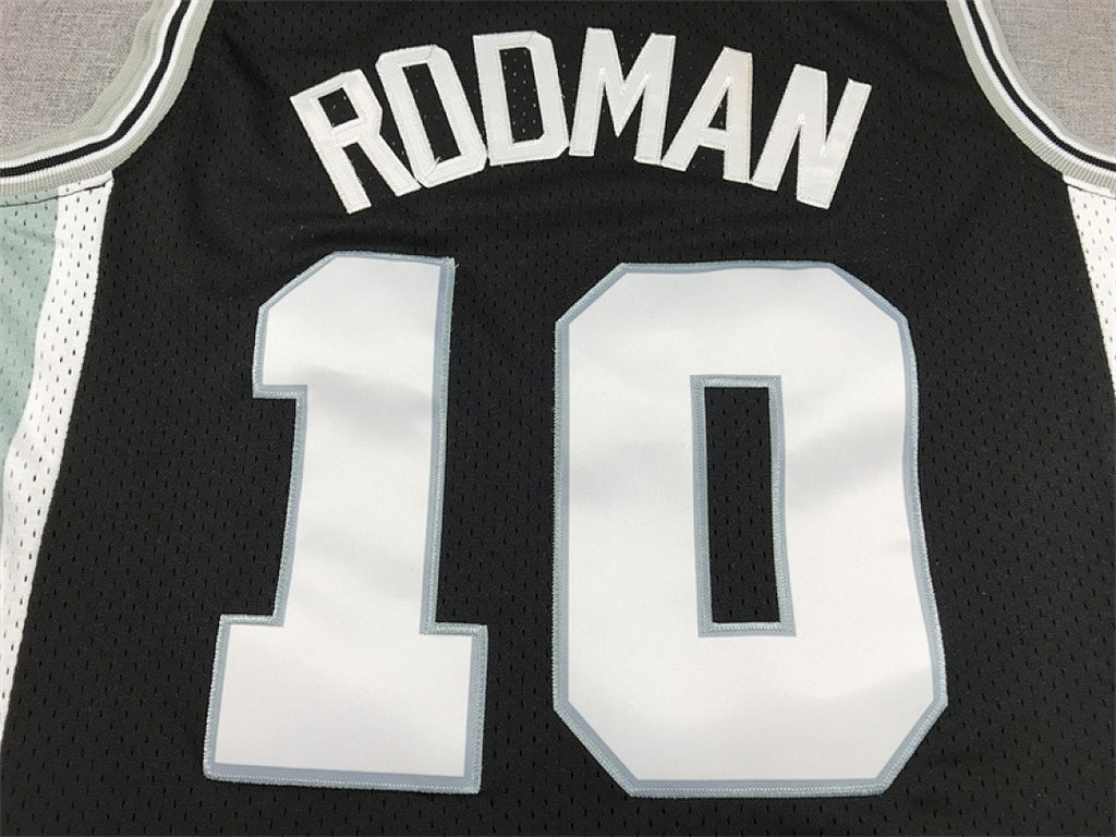 NBA retro version of San Antonio Spurs #10 Rodman jersey