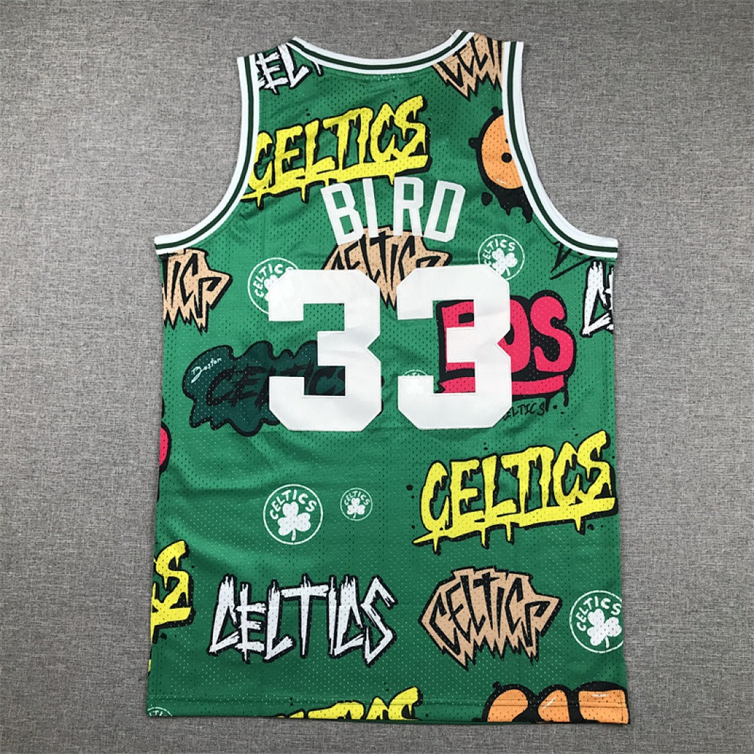 Larry Bird #33 Boston Celtics Retro NBA Jersey – Sizes S–XXXL