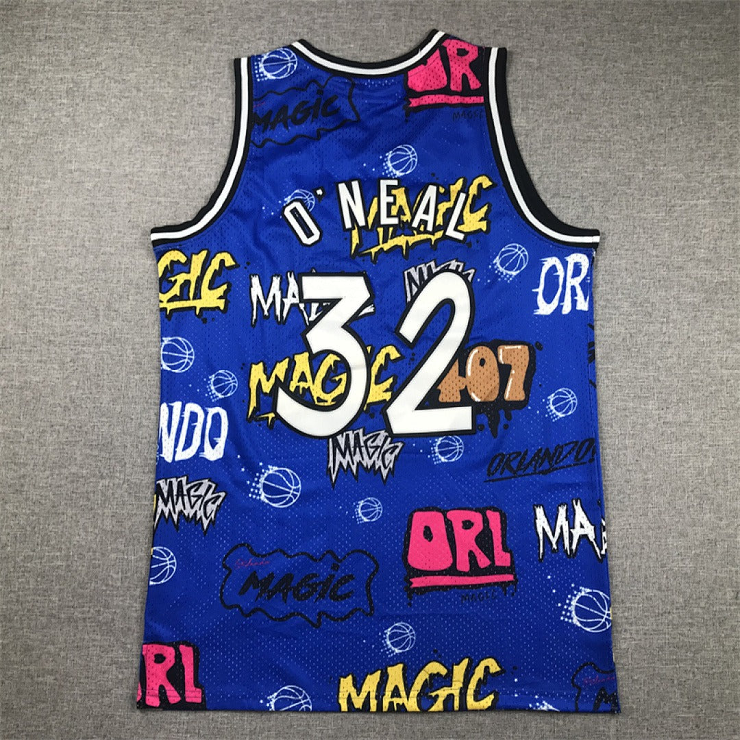 Orlando Magic #32 Shaquille O'Neal Retro NBA Jersey – Sizes S–XXXL