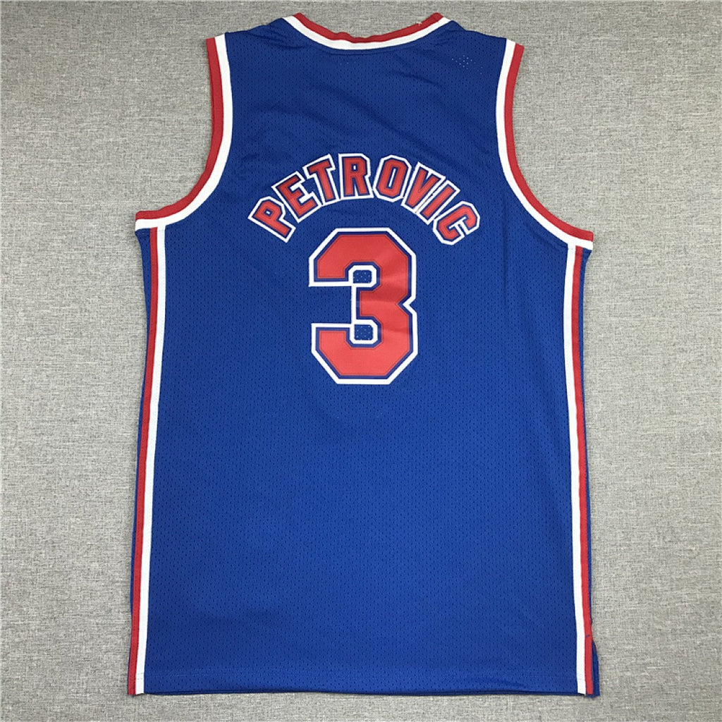 NBA Retro New Jersey Nets Petovic #3 Jersey