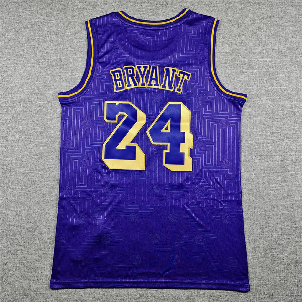 Los Angeles Lakers Kobe Bryant #24 NBA Retro Embroidered Jersey – Sizes S-XXXL