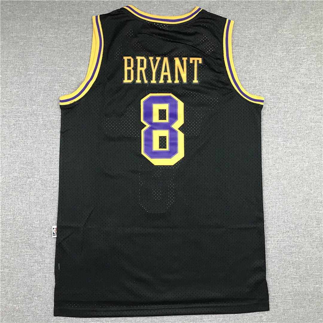 Los Angeles Lakers Kobe Bryant #8 NBA Retro Embroidered Jersey – Sizes S-XXXL