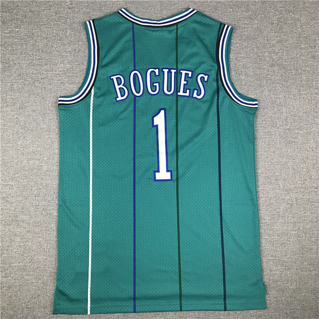 Muggsy Bogues #1 Charlotte Hornets NBA Retro Embroidered Jersey – Sizes S-XXXL