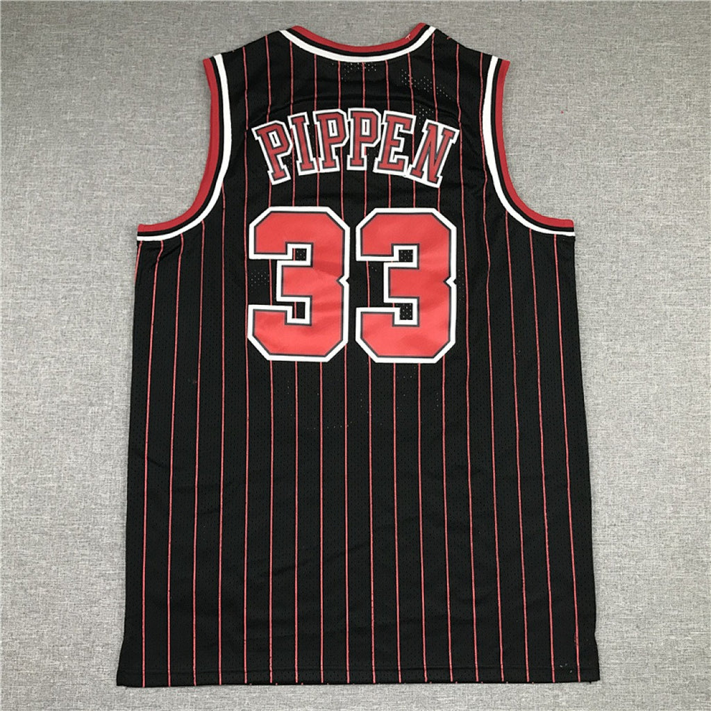 Chicago Bulls Scottie Pippen #33 1995-96 NBA Retro Embroidered Jersey – Sizes S-XXXL