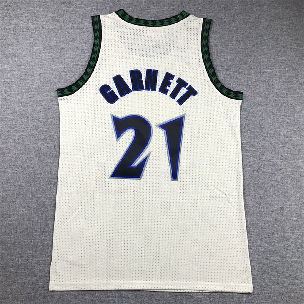 Minnesota Timberwolves #21 Kevin Garnett Retro NBA Jersey – Sizes S–XXXL