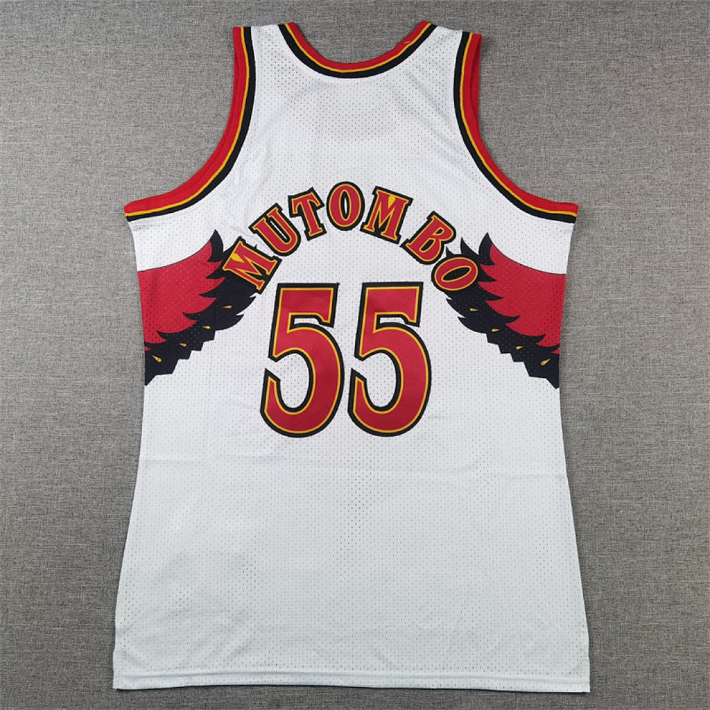 Dikembe Mutombo #55 Atlanta Hawks Retro NBA Jersey – Sizes S–XXXL