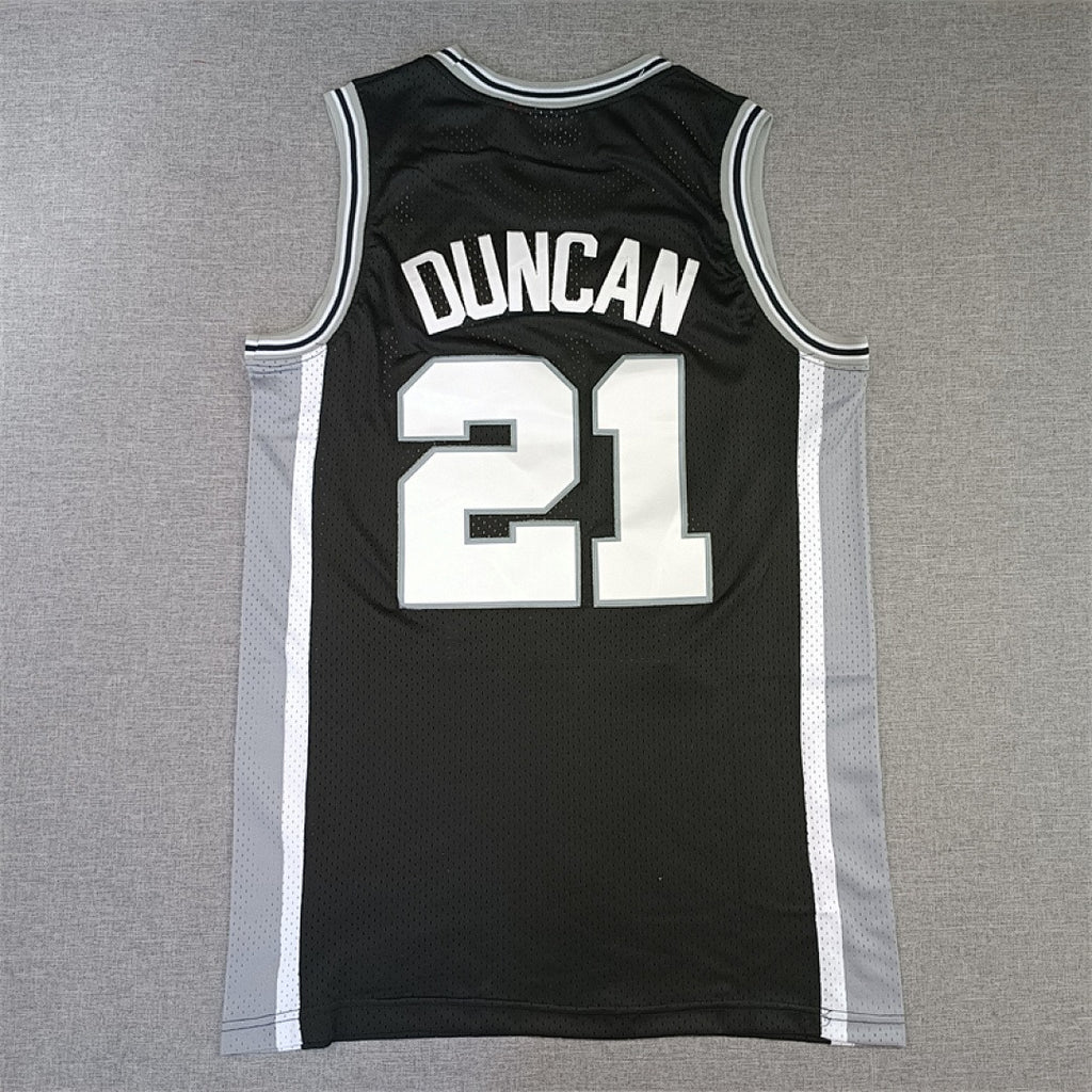 Tim Duncan #21 San Antonio Spurs Retro NBA Jersey – Sizes S–XXXL