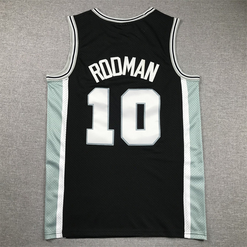 NBA retro version of San Antonio Spurs #10 Rodman jersey