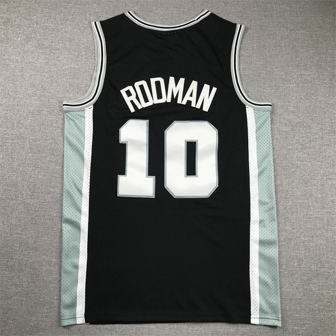 NBA retro version of San Antonio Spurs #10 Rodman jersey