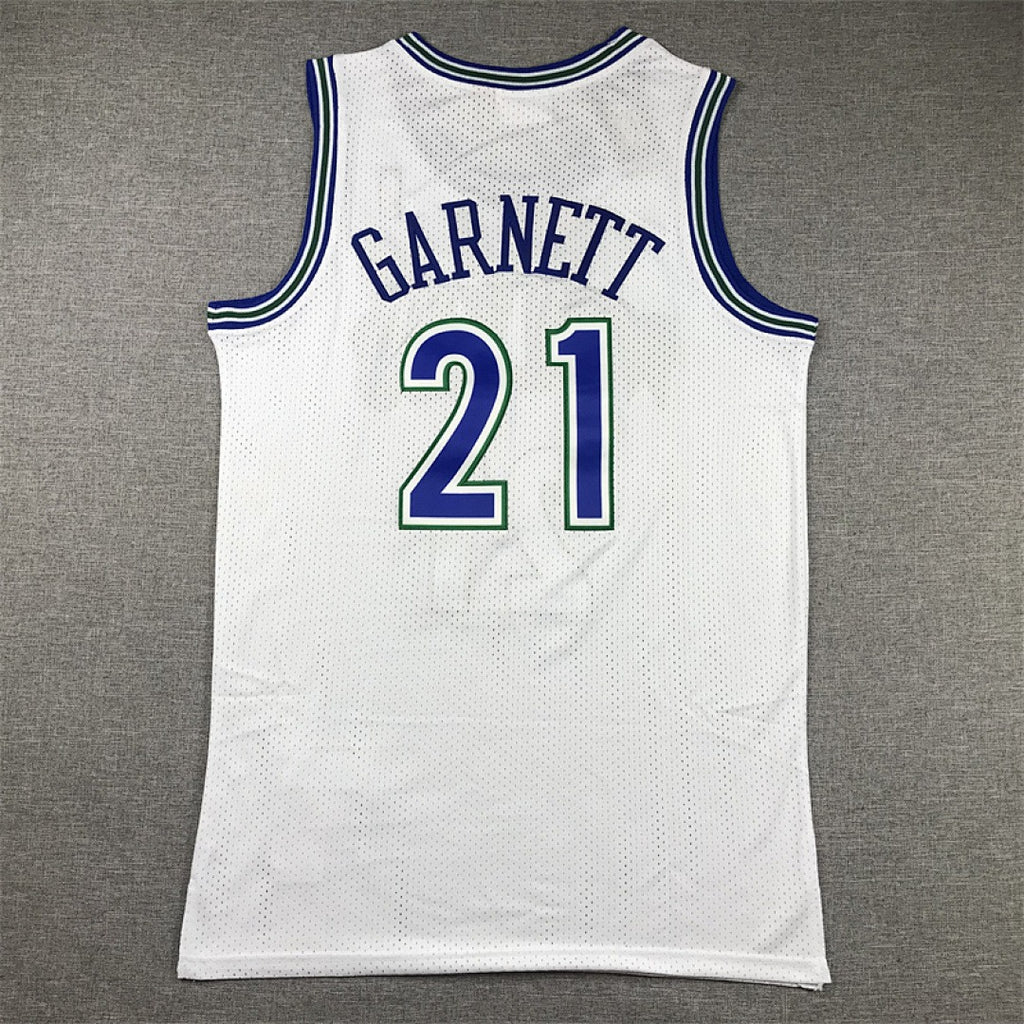 Minnesota Timberwolves #21 Kevin Garnett Retro NBA Jersey – Sizes S–XXXL