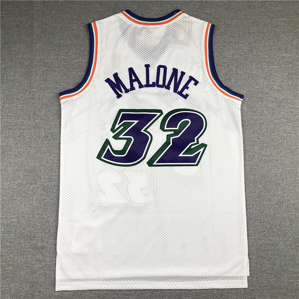 Utah Jazz #32 Karl Malone Retro NBA Jersey | Sizes S–XXXL