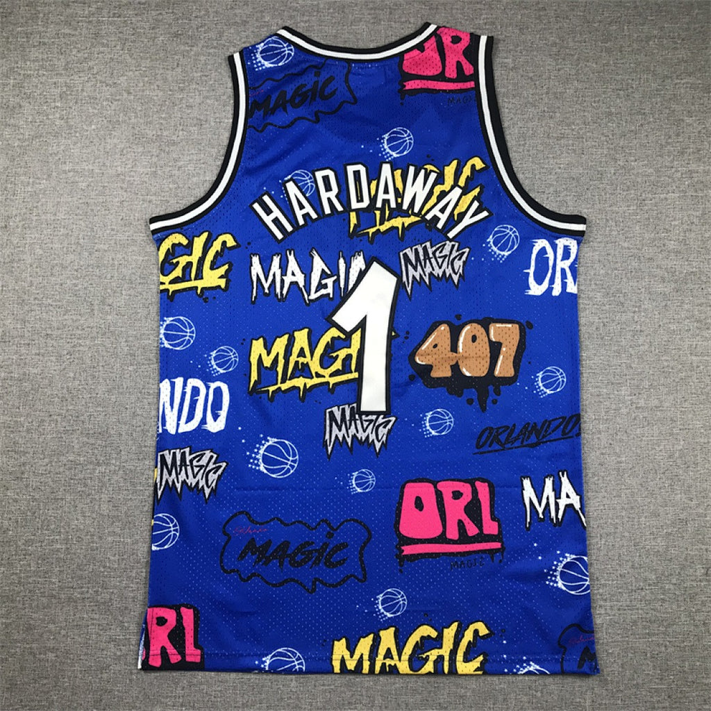 Orlando Magic #1 Penny Hardaway Retro NBA Jersey – Sizes S–XXXL