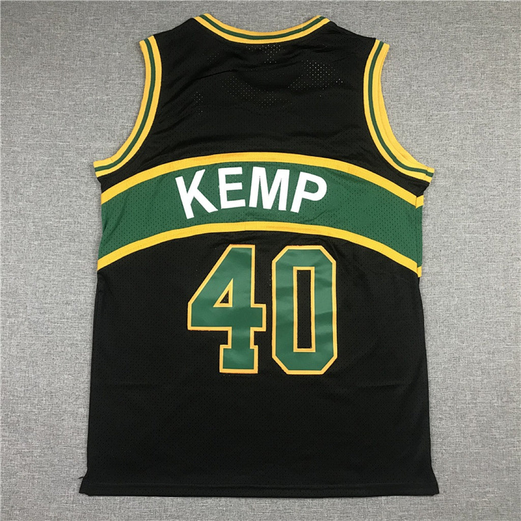 Shawn Kemp #40 Seattle SuperSonics Retro Embroidered Jersey – Sizes S-XXXL