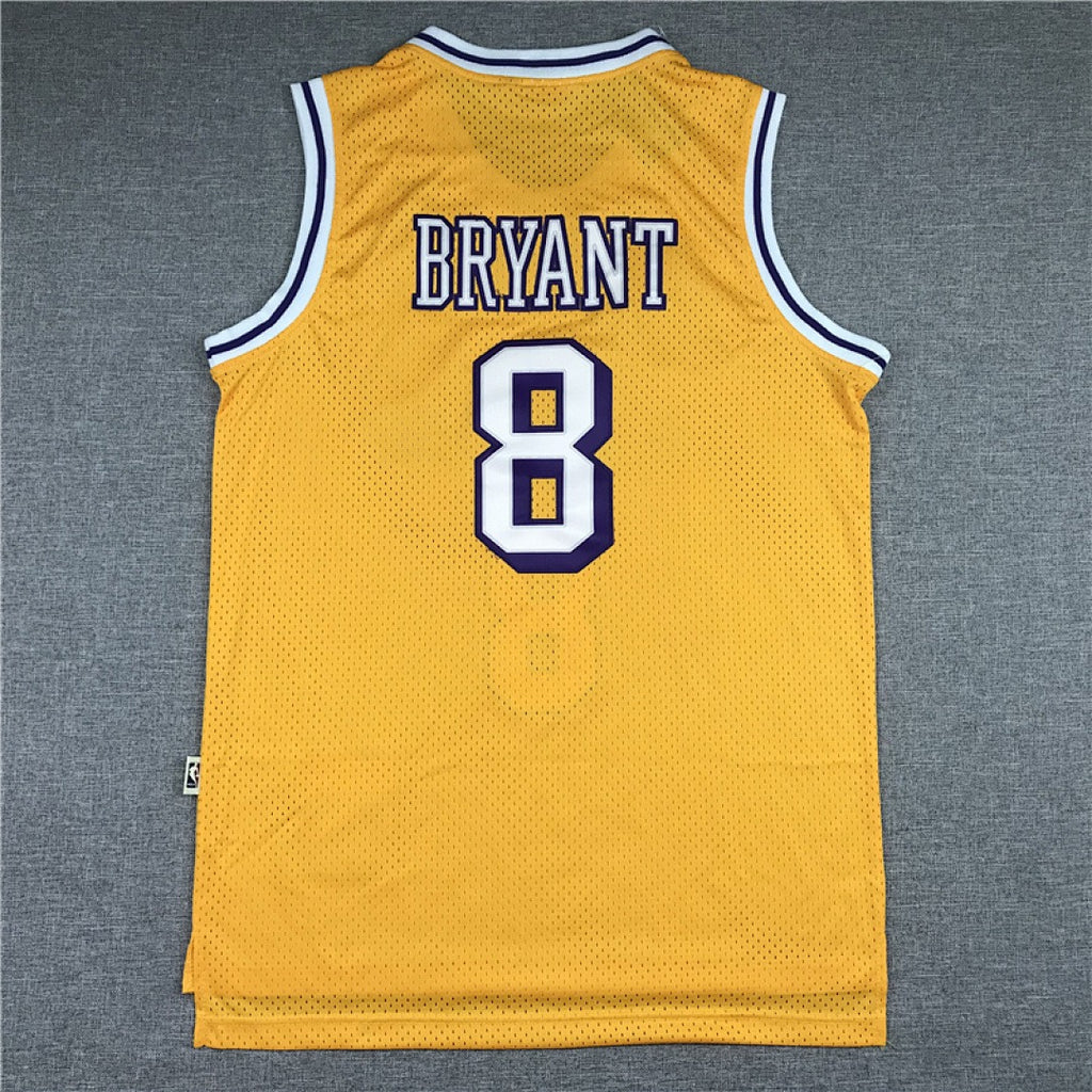 Los Angeles Lakers Kobe Bryant #8 NBA Retro Embroidered Jersey – Sizes S-XXXL