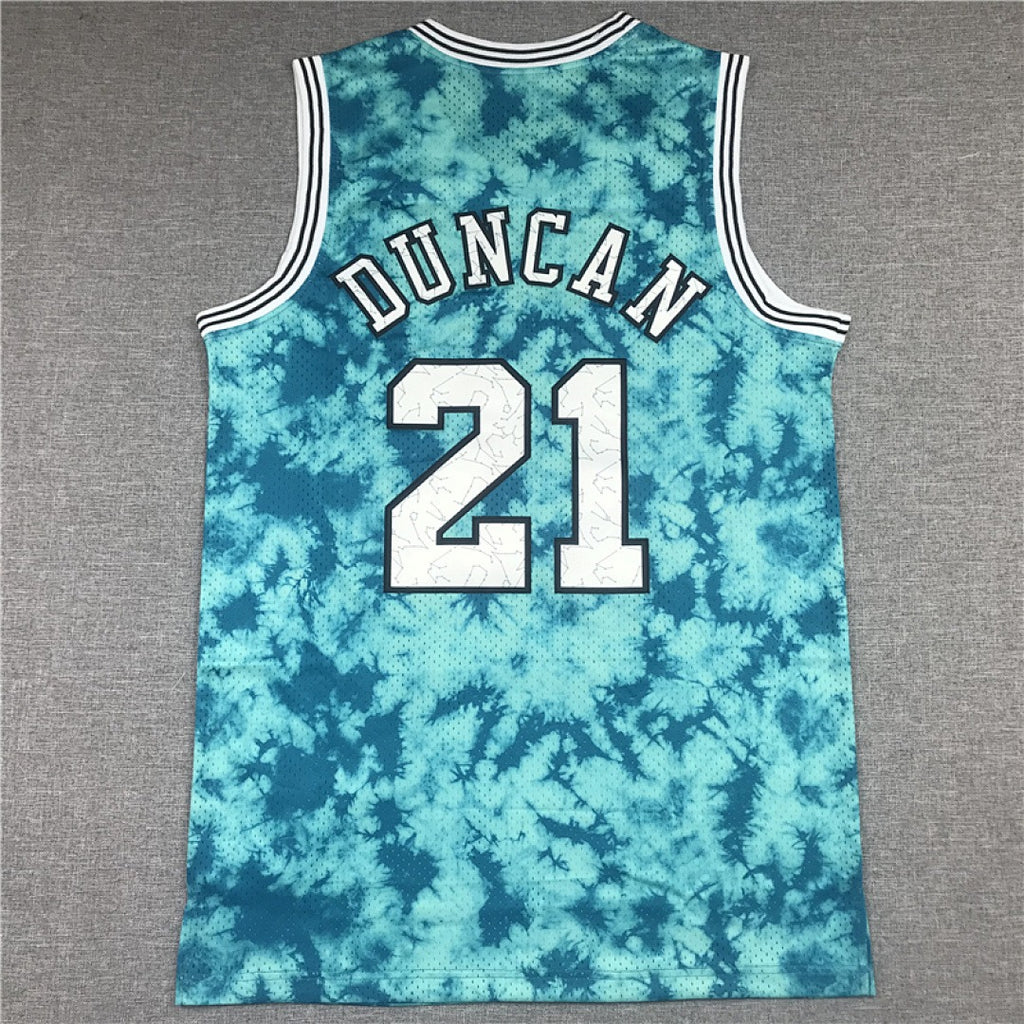 Tim Duncan #21 San Antonio Spurs Retro NBA Jersey – Sizes S–XXXL