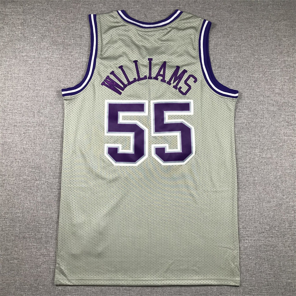 Sacramento Kings Jason Williams #55 NBA Retro Embroidered Jersey – Sizes S-XXXL