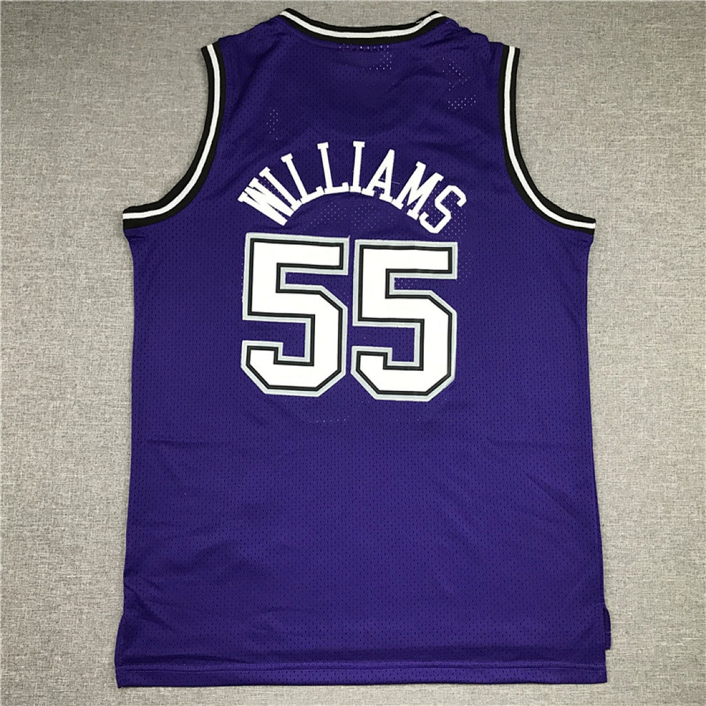 Sacramento Kings Jason Williams #55 NBA Retro Embroidered Jersey – Sizes S-XXXL
