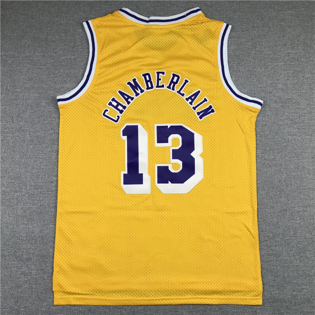 Wilt Chamberlain #13 Los Angeles Lakers NBA Retro Embroidered Jersey – Sizes S-XXXL