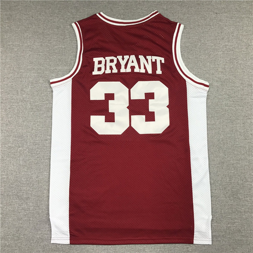 NBA Retro High School Kobe Bryant No. 33 Commemorative Jersey