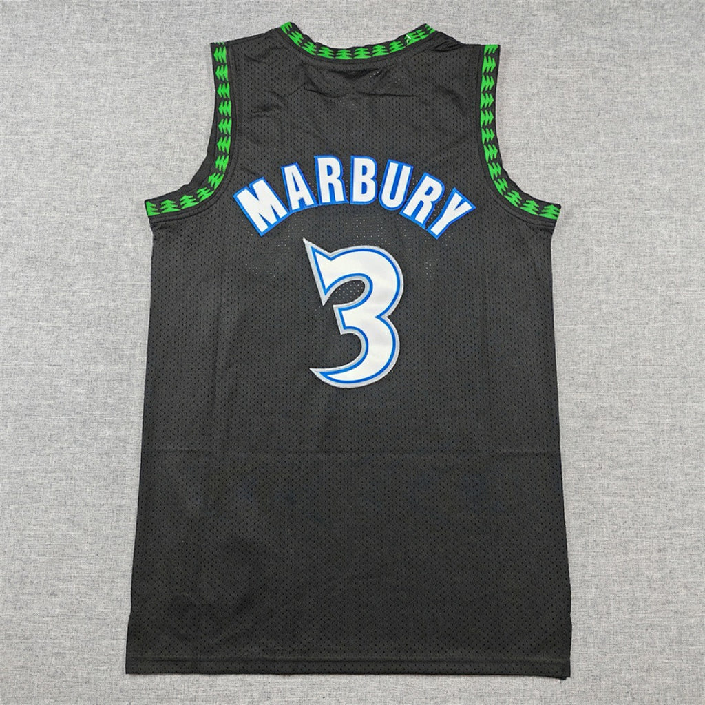 Minnesota Timberwolves #3 Stephon Marbury Retro NBA Jersey – Sizes S–XXXL