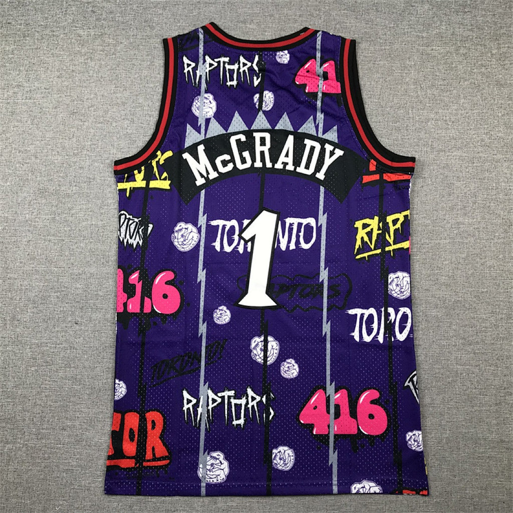 Tracy McGrady #1 Toronto Raptors Retro NBA Jersey – Sizes S–XXXL