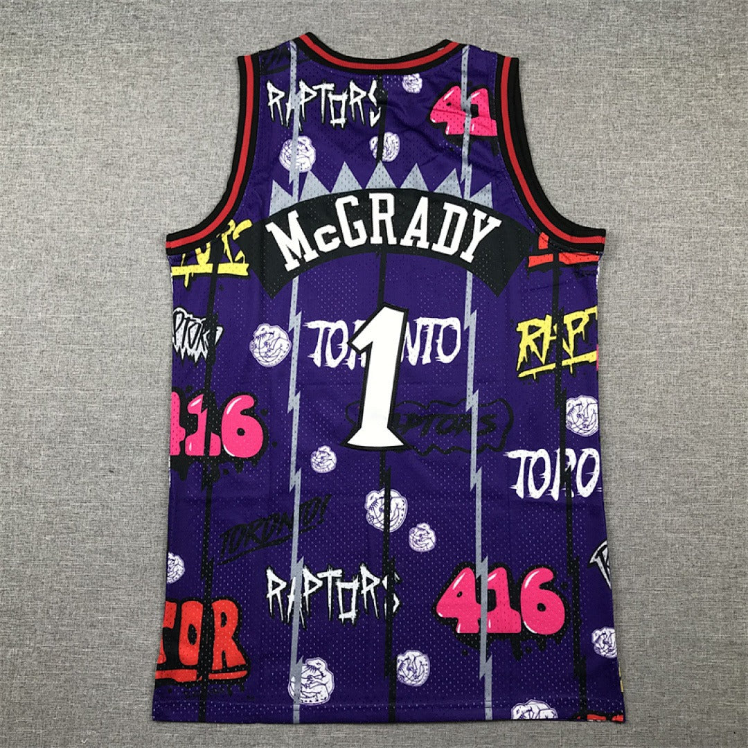 Tracy McGrady #1 Toronto Raptors Retro NBA Jersey – Sizes S–XXXL