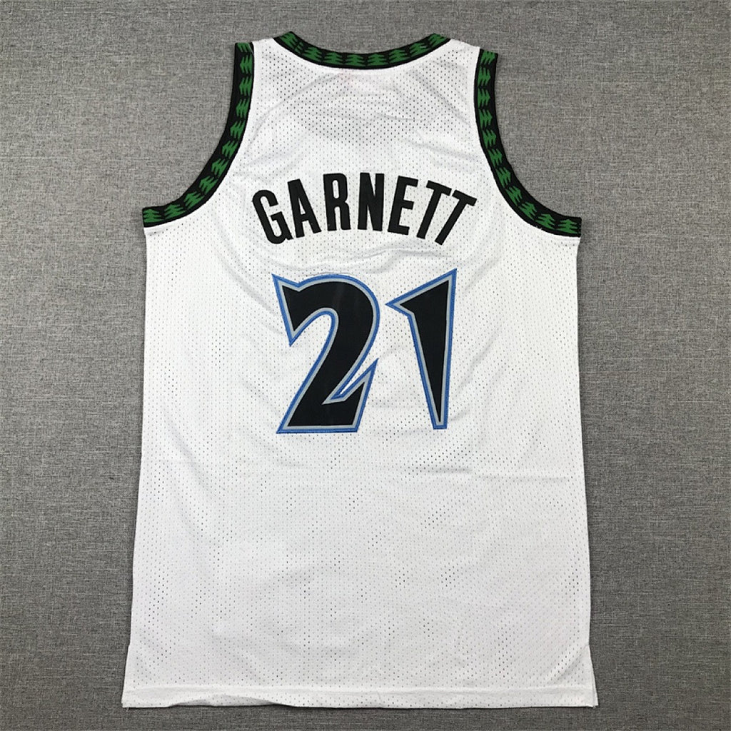 Minnesota Timberwolves #21 Kevin Garnett Retro NBA Jersey – Sizes S–XXXL