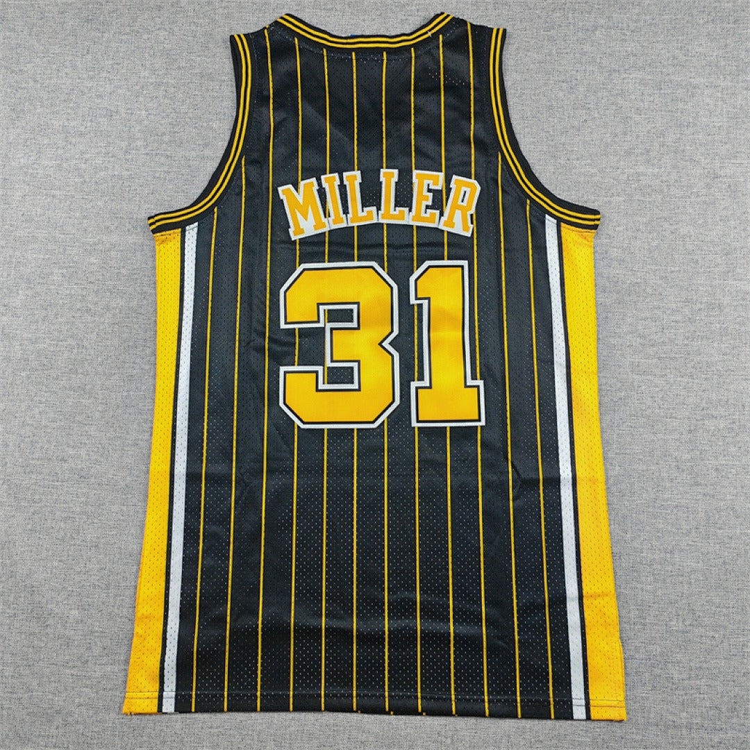 Reggie Miller #31 Indiana Pacers NBA Retro Embroidered Jersey